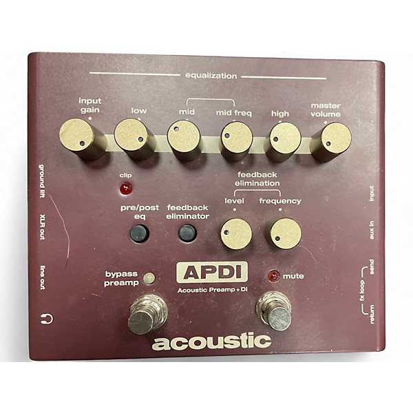Used Acoustic APDI Effect Pedal Package