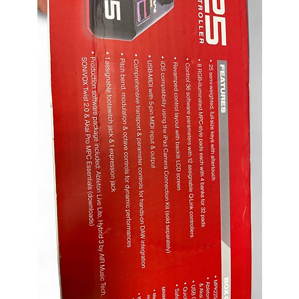 Used Akai Professional MPK225 25-Key MIDI Controller