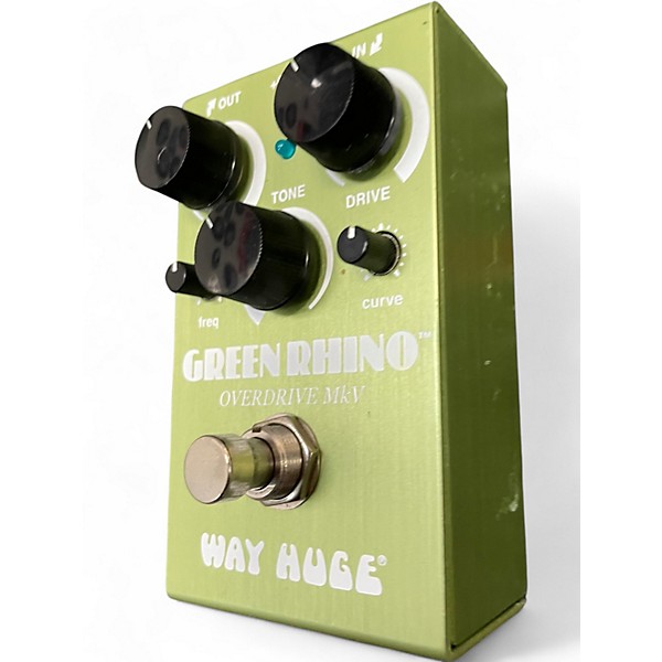 Used Way Huge Electronics WHE202 Green Rhino Overdrive Effect Pedal