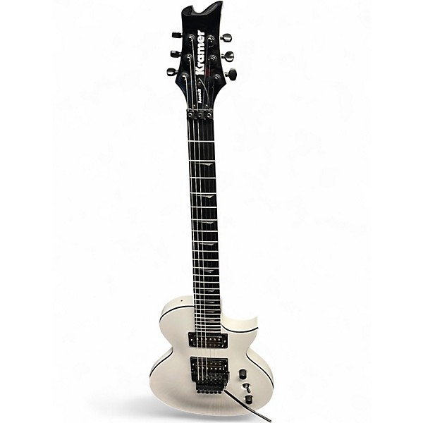 Used Kramer assault Snow White Solid Body Electric Guitar