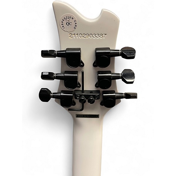 Used Kramer assault Snow White Solid Body Electric Guitar