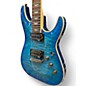 Used Schecter Guitar Research Omen Extreme 6 Ocean Blue Burst Solid Body Electric Guitar