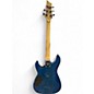 Used Schecter Guitar Research Omen Extreme 6 Ocean Blue Burst Solid Body Electric Guitar