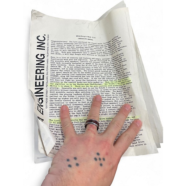 Vintage 1984 MESA/Boogie MARK II-B Tube Guitar Combo Amp