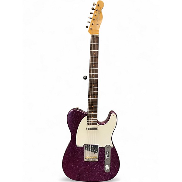 Used 2024 Fender LTD 60 Tele JRN Magenta Sparkle Solid Body Electric Guitar