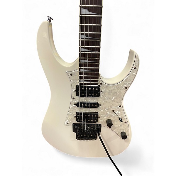 Used Ibanez RG350DX RG Series Alpine White Solid Body Electric Guitar