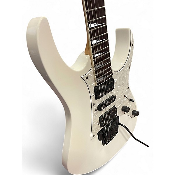 Used Ibanez RG350DX RG Series Alpine White Solid Body Electric Guitar