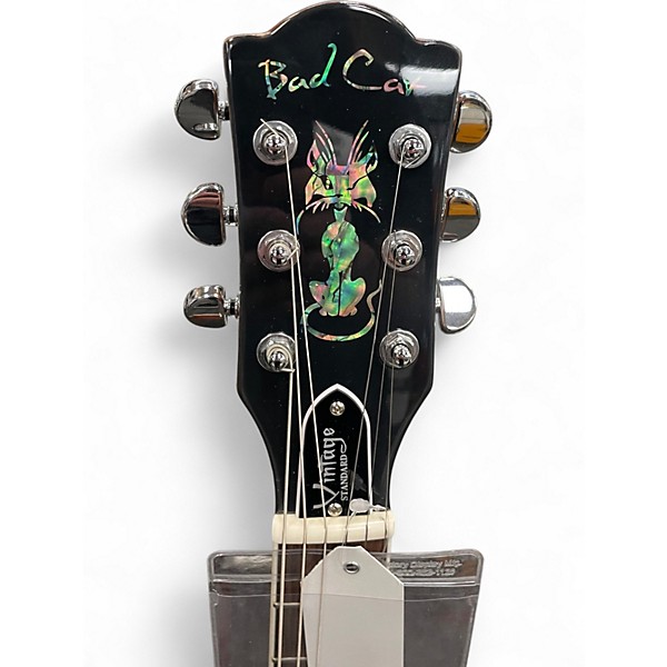 Used Bad Cat LP STYLE Blue Solid Body Electric Guitar