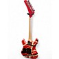 Used EVH Striped Series 5150 Red, Black, and White Solid Body Electric Guitar