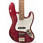 Used Fender Standard Jazz Bass Candy Apple Red Electric Bass Guitar