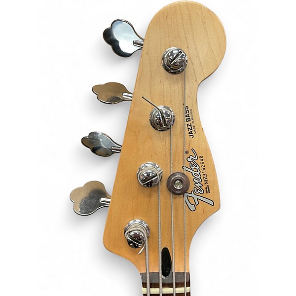 Used Fender Standard Jazz Bass Candy Apple Red Electric Bass Guitar