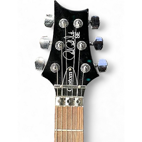 Used PRS SE Custom 24 Floyd Rose Trans Gray Solid Body Electric Guitar