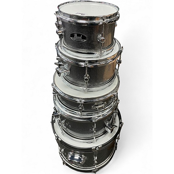 Used Pearl 5 Piece ROAD SHOW JUNIOR GRINDSTONE SPARKLE Drum Kit