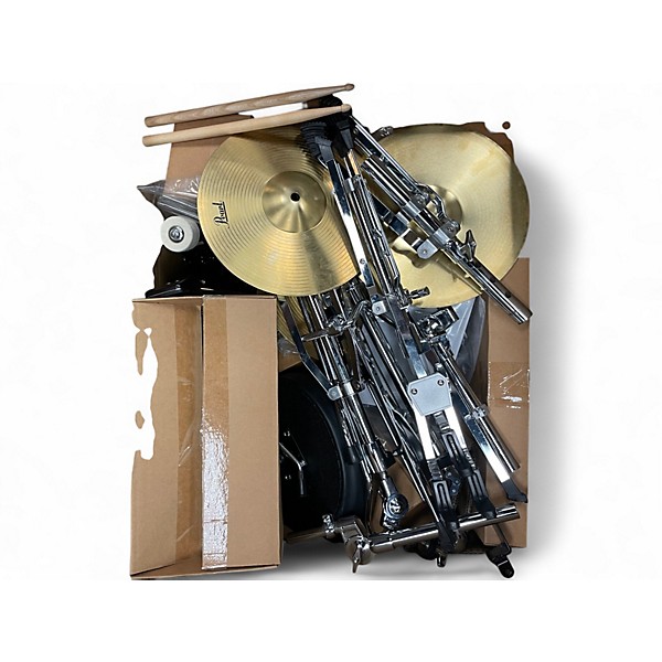 Used Pearl 5 Piece ROAD SHOW JUNIOR GRINDSTONE SPARKLE Drum Kit