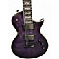 Used ESP LTD EC1000 Deluxe Trans Purple Solid Body Electric Guitar