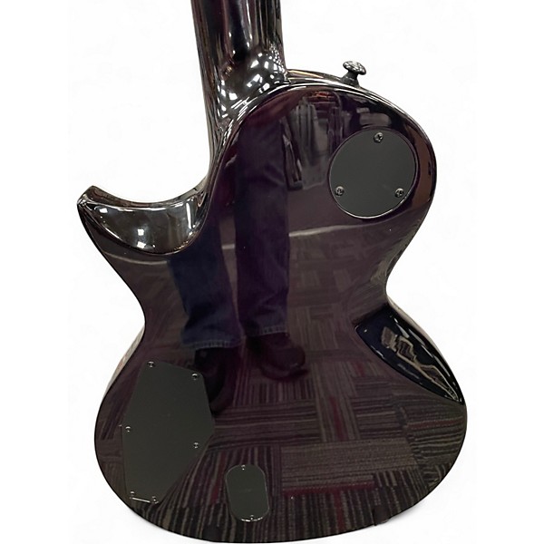 Used ESP LTD EC1000 Deluxe Trans Purple Solid Body Electric Guitar