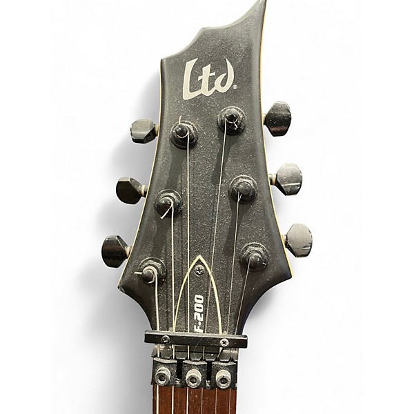 Used ESP F200 Black Solid Body Electric Guitar