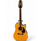 Used Takamine FP400SC NATURAL 12 String Acoustic Electric Guitar thumbnail