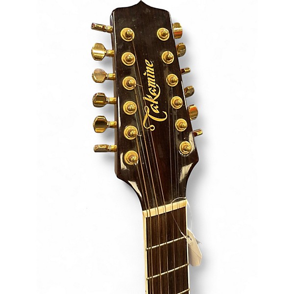 Used Takamine FP400SC NATURAL 12 String Acoustic Electric Guitar