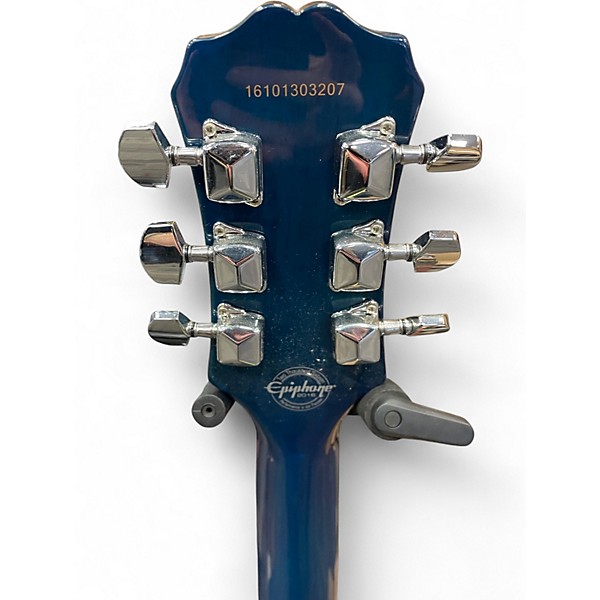 Used Epiphone Special II Trans Blue Solid Body Electric Guitar