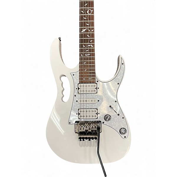 Used Ibanez JEM JR Alpine White Solid Body Electric Guitar