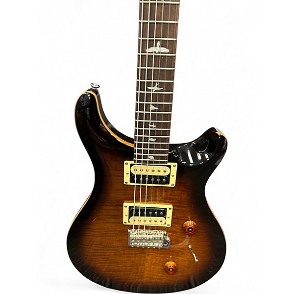 Used PRS SE Custom 24 2 Color Sunburst Solid Body Electric Guitar