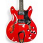 Used Hagstrom VIKING Trans Red Hollow Body Electric Guitar