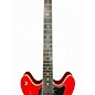 Used Hagstrom VIKING Trans Red Hollow Body Electric Guitar