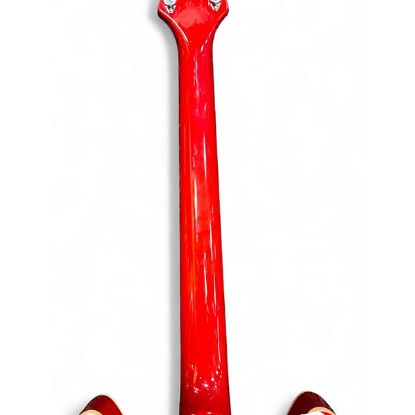 Used Hagstrom VIKING Trans Red Hollow Body Electric Guitar