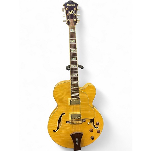 Used Ibanez AF105 NT Natural Hollow Body Electric Guitar