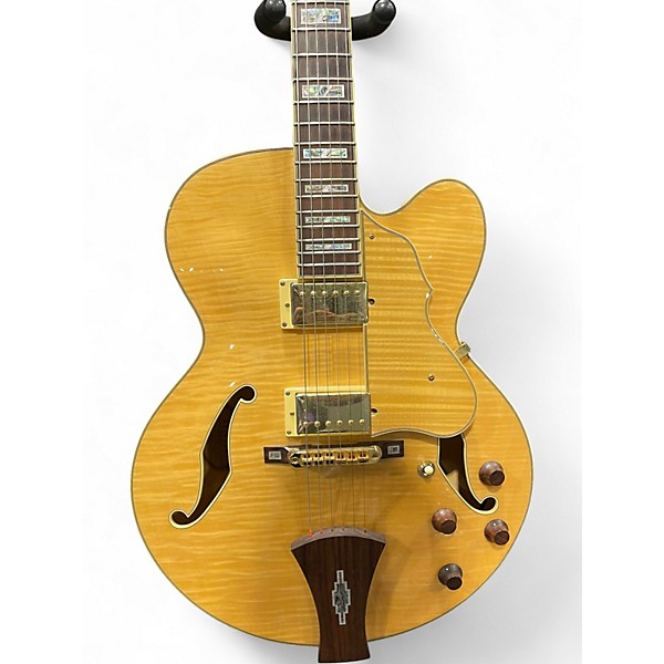 Used Ibanez AF105 NT Natural Hollow Body Electric Guitar