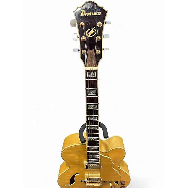 Used Ibanez AF105 NT Natural Hollow Body Electric Guitar