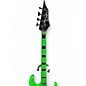 Used Dean Custom Zone Nuclear Green Solid Body Electric Guitar