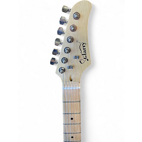 Used Glarry Stratocaster Copy White Solid Body Electric Guitar