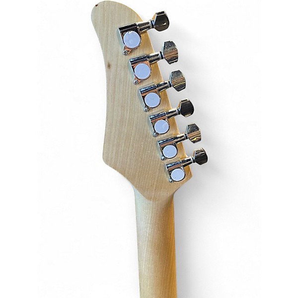 Used Glarry Stratocaster Copy White Solid Body Electric Guitar