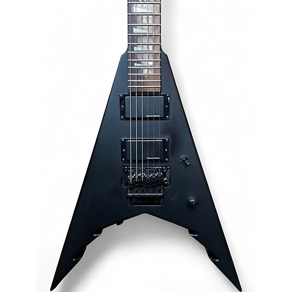 Used 2015 Jackson COREY BEAUILEAU KV6 KING V FLATTE BLECK Solid Body Electric Guitar