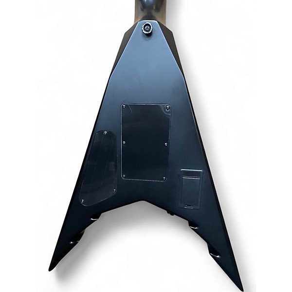 Used 2015 Jackson COREY BEAUILEAU KV6 KING V FLATTE BLECK Solid Body Electric Guitar