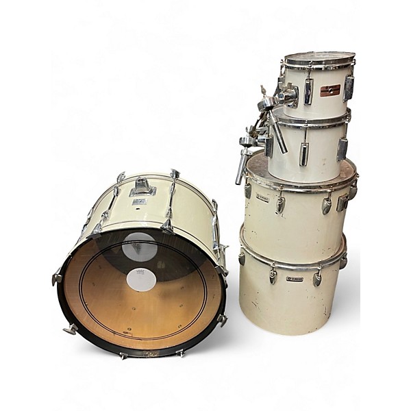 Used Yamaha 5 Piece Vintage MIJ Power Special 5 piece kit Classic White Drum Kit