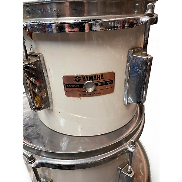 Used Yamaha 5 Piece Vintage MIJ Power Special 5 piece kit Classic White Drum Kit