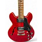 Used Epiphone ES339 Pro Candy Apple Red Hollow Body Electric Guitar
