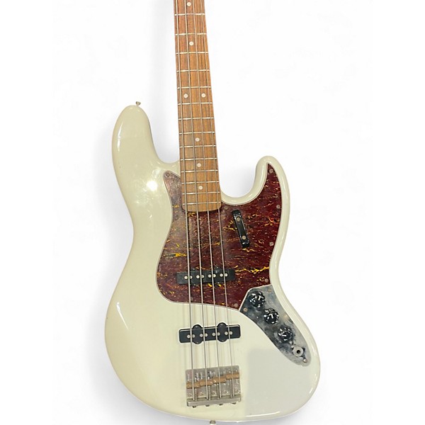 Used Squier Classic Vibe 60's Jazz Bass Olympic White Electric Bass Guitar