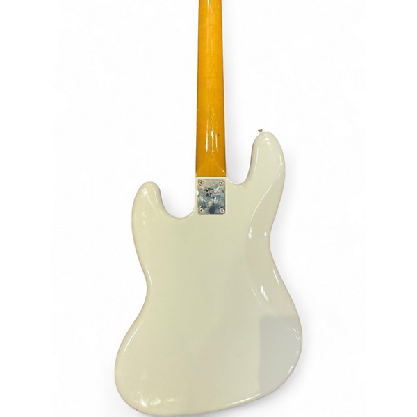 Used Squier Classic Vibe 60's Jazz Bass Olympic White Electric Bass Guitar
