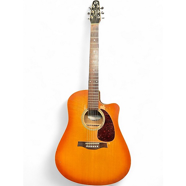 Used Seagull Entourage Rustic Cutaway Natural Acoustic Electric Guitar