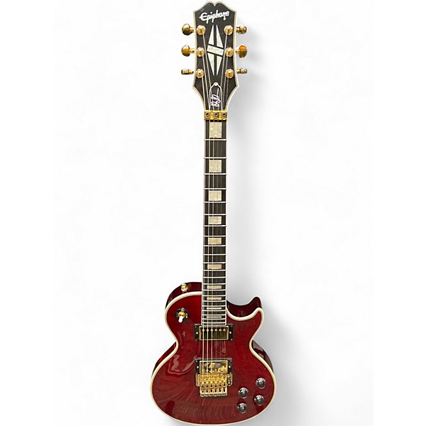 Used Epiphone Alex Lifeson Cherry Solid Body Electric Guitar