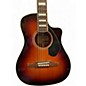 Used Fender Malibu SCE 2 Tone Sunburst Acoustic Electric Guitar