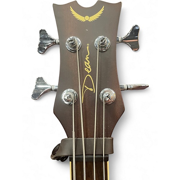 Used Dean EAB Natural Acoustic Bass Guitar