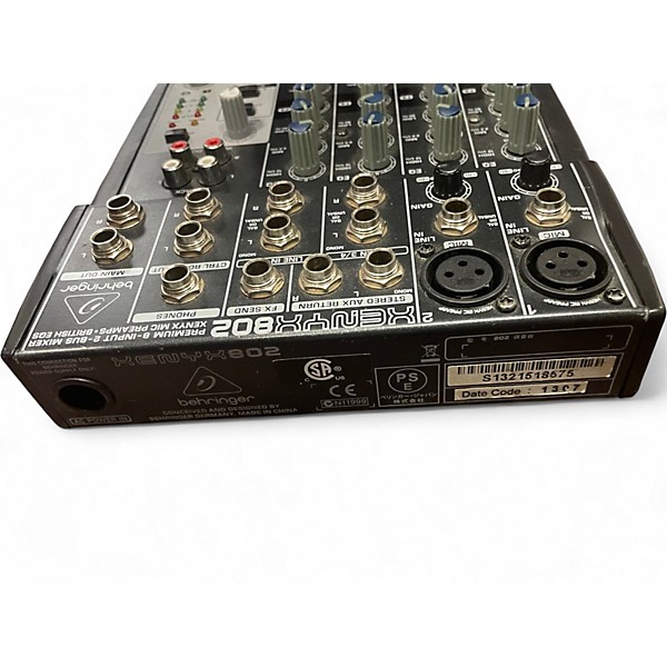 Used Behringer XENYX802 Unpowered Mixer