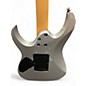 Used 2010s Ibanez RG370QMSP RG Series Metallic Silver Solid Body Electric Guitar