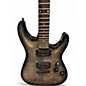 Used Schecter Guitar Research DIAMOND SERIES GRYPHON Trans Black Solid Body Electric Guitar