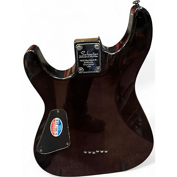 Used Schecter Guitar Research DIAMOND SERIES GRYPHON Trans Black Solid Body Electric Guitar